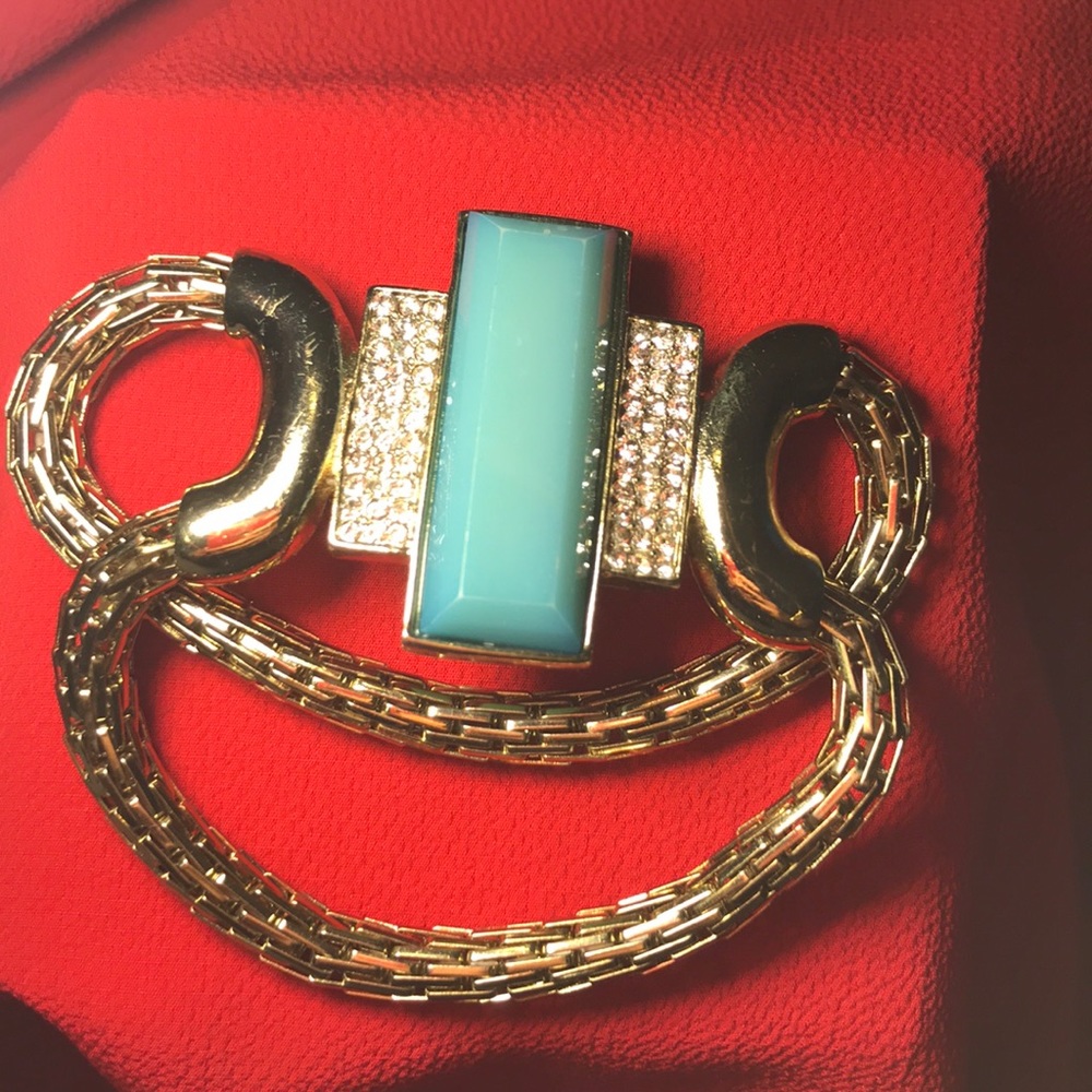 Teal stone bracelet